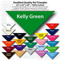 22"x22"x29" Blank Kelly Green Solid Imported 100% Cotton Pet Bandanna